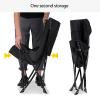 BTZHY Recliner Chair,Outdoor Fishing Chair,Camping Folding Moon Chair,Portable Lightweight Recliner,Small Collapsible Seat,for Picnics,Garden,Sandy Beach,BBQ. view 3