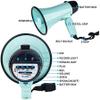 POCHY Bullhorn Handheld Megaphone Recording and Siren Modes Megaphones Loud Volume Bullhorn Speaker Portable Outdoor Megaphone Speaker Easy to Carry view 3