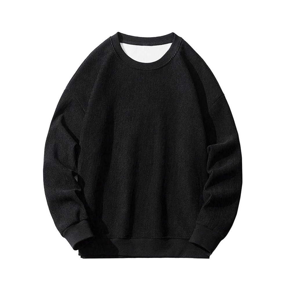 short sleeve Men's T-Shirts Tall Slim Long Sleeve Solid Athletic Sweatshirt Causal Stylish Pullover Sweater Outdoor Clothing sleeveless tshirts for men Black M