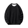 short sleeve Men's T-Shirts Tall Slim Long Sleeve Solid Athletic Sweatshirt Causal Stylish Pullover Sweater Outdoor Clothing sleeveless tshirts for men Black M view 2