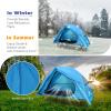 Arctic Lemmings 4-in-1 Foldable Elevated Cot Tent Set for 1 Person - Elevated Camping Bed for Outdoor Hiking view 4
