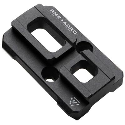 Strike Industries RMR to ACRO Adaptor Plate, Aimpoint ACRO/RMR Cut, Black, One Size, SI-ACRO-RMR