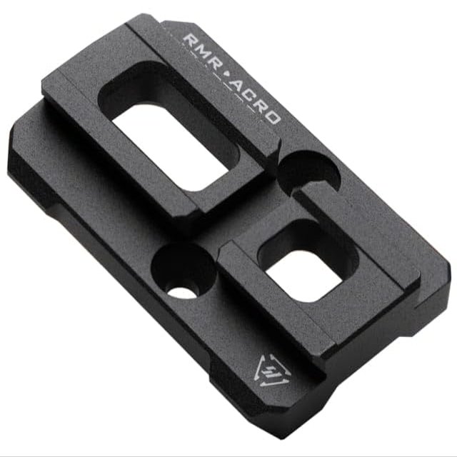 Strike Industries RMR to ACRO Adaptor Plate, Aimpoint ACRO/RMR Cut, Black, One Size, SI-ACRO-RMR