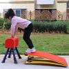 HUHJYUGE Gymnastics Springboard, Vault Gymnastics Springboard for Kids, Home Wooden Vault Spring Board, Beginning Gymnasts Sport Equipment, Little Children Springboards (Red 80x50cm) view 3