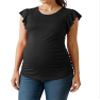 Decrum DISC Pregnancy Shirts for Women - Comfortable Womens Maternity Shirts [40146011] | Ruffle, XS view 2
