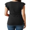 Decrum DISC Pregnancy Shirts for Women - Comfortable Womens Maternity Shirts [40146011] | Ruffle, XS view 3