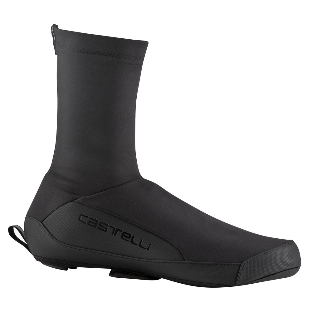 CASTELLI Mens Unlimited Shoecover, Warm, Weather-Resistant Cycling Protection Apparel for Road, MTB & Gravel Rides - Black - X-Large