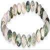 Kashish Gems & Jewels 6mm Smooth Round Jasper Natural Gemstone Beaded Unisex Gift Stretch Bracelet (18cm) view 1