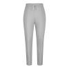 Ctreela Men's Casual Dress Pants Skinny Chino Pants Waffle Tapered Pants Flat Front Slacks Slim-Fit Elastic Waist Trousers Gray view 3