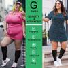 4 Pairs Plus Size Compression Socks for Women 20-30 mmHg, Wide Calf Stockings Best Support for Circulation, Running view 2
