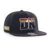47 Nuggets 22 City Edition Captain Snapback Flat Brim Hat Cap Adjustable view 1