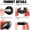 Frienda 3 Pieces Golf Score Counter Mini Golf Stroke Counter with One Touch Reset and Simple Attachment to Scorekeeper Glove in (Black) view 3