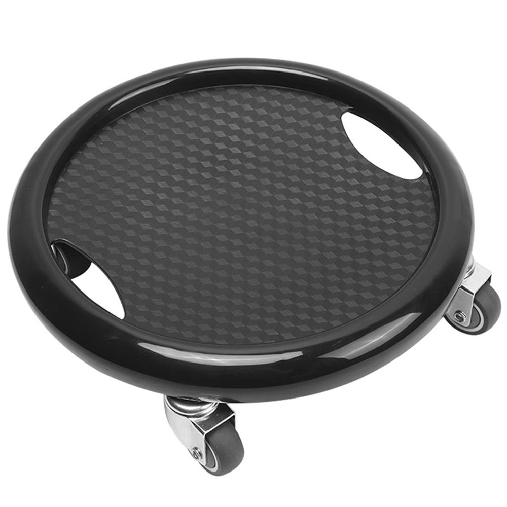 BORDSTRACT Ab Rollers, Abdominal and Core Coaster Strength Workout Trainer with 4 Rollers, Ab Rollers Wheel Exercise Equipment for Home, Gym, Fitness(Black)