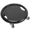 BORDSTRACT Ab Rollers, Abdominal and Core Coaster Strength Workout Trainer with 4 Rollers, Ab Rollers Wheel Exercise Equipment for Home, Gym, Fitness(Black) view 1