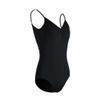HROYL women's Classic V-neck Camisole Leotard With Adjustable Straps,3S-C11-Black,size XS view 2