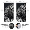 Styubn Cornhole Board Wraps White Black Tiger Cornhole Skins for Boards,Skin Decal Vinyl Wrap for Cornhole Game Board Bag Toss (2xpcs.) view 4