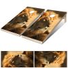 Styubn Cornhole Board Wraps Lion Face Mane Cornhole Skins for Boards,Skin Decal Vinyl Wrap for Cornhole Game Board Bag Toss (2xpcs.) view 3