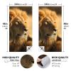 Styubn Cornhole Board Wraps Lion Face Mane Cornhole Skins for Boards,Skin Decal Vinyl Wrap for Cornhole Game Board Bag Toss (2xpcs.) view 4