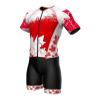 Sparx Mens Elite Aerosuit Triathlon Suit Mens Short Sleeve Tri Suit Skinsuit (Canada, Small) view 1
