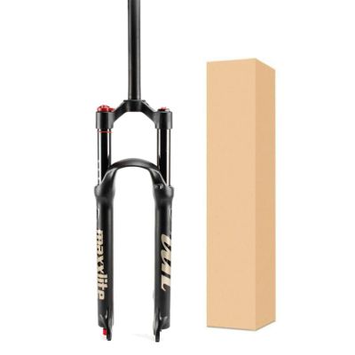 ZECHAO Mountain Bike Front Fork,120mm Travel Aluminum Alloy 26/27.5/29" Shock Absorber Spring Front Fork Air Bike Suspension Fork Outdoor (Color : Straight Manual Lock, Size : 27.5inch)
