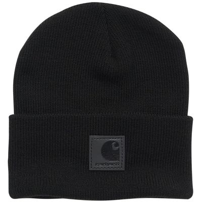 Carhartt Unisex Kids Knit Beanie Cuff Hat, Black, 2 Years-5 Years