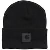 Carhartt Unisex Kids Knit Beanie Cuff Hat, Black, 2 Years-5 Years view 1