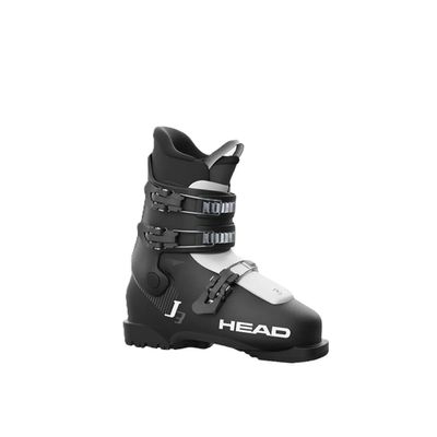 HEAD J3 Junior Alpine Ski Boots (Black/White, 23.5)