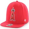 '47 MLB Sure Shot Captain Hat Adjustable Structured 6-Panel Snapback Hat Cap, Adult One Size Fits All (One Size, Los Angeles Angels) view 2