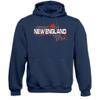 Xtreme Apparrel New England Football Field Fans Sweatshirt Hoodie (Navy Hoodie, M) view 1