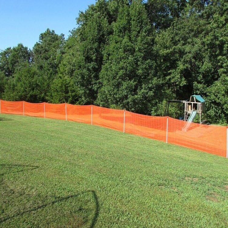 4' Pocket Safety Fence Kit with Posts(100', Orange)