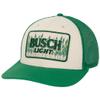 Brew City Beer Gear Busch Light Corn Stalks Adjustable Snapback Trucker Hat Green view 1