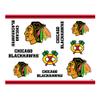Rico Industries NHL Hockey Chicago Blackhawks Mayhem Double Wall 16oz Tritan Tumbler view 2