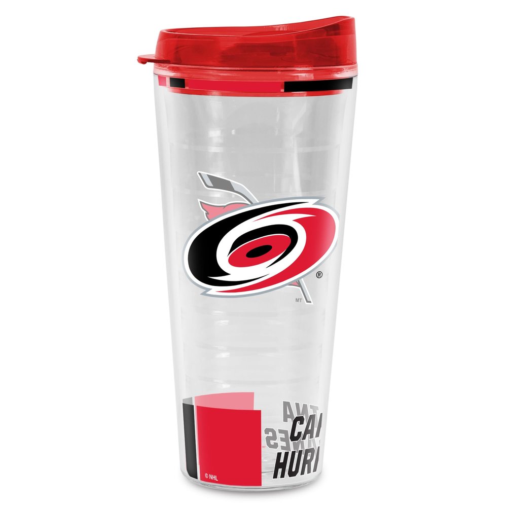 Rico Industries NHL Hockey Carolina Hurricanes Classic Double Wall 20oz Tritan Tumbler