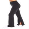 Balance Collection Womens Jia High Rise Side Slit Bootcut Pant, Black view 4