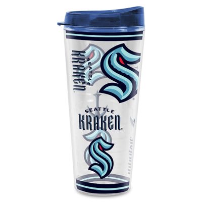 Rico Industries NHL Hockey Seattle Kraken Mayhem Double Wall 20oz Tritan Tumbler