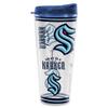 Rico Industries NHL Hockey Seattle Kraken Mayhem Double Wall 20oz Tritan Tumbler view 1