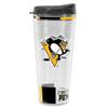 Rico Industries NHL Hockey Pittsburgh Penguins Classic Double Wall 20oz Tritan Tumbler view 1