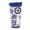 Rico Industries NHL Hockey Winnipeg Jets Mayhem Double Wall 16oz Tritan Tumbler view 1