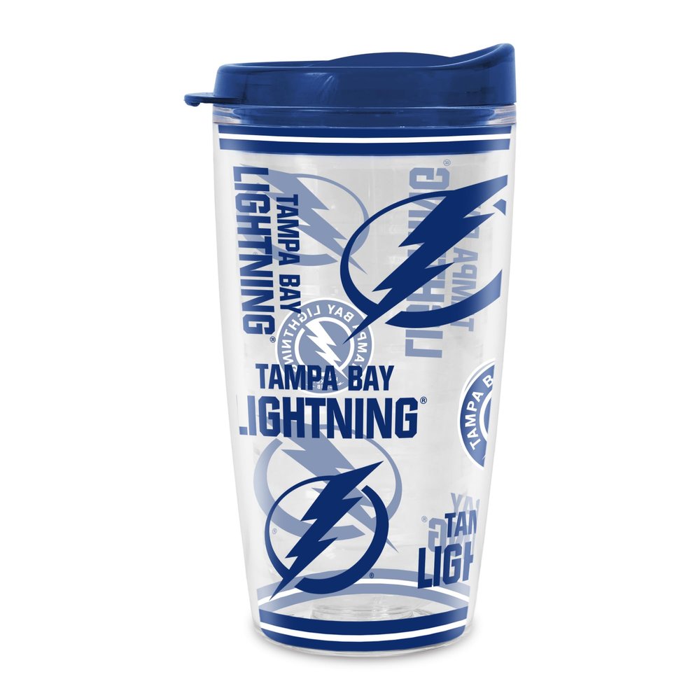 Rico Industries NHL Hockey Tampa Bay Lightning Mayhem Double Wall 16oz Tritan Tumbler