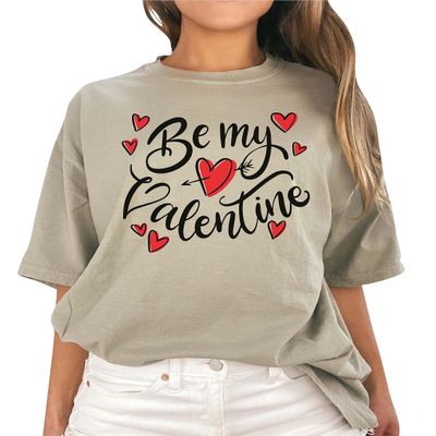 NACRE APPAREL Be My Valentine Shirt Cute Valentine Shirts Couple T-Shirts Valentine's Day Gift #00248_67