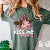 Shut Up and Kiss Me Heifer Shirt Valentine's Day Shirts Cute Valentines Day Gift Funny Kissing Cow Shirt #00257_16 view 3