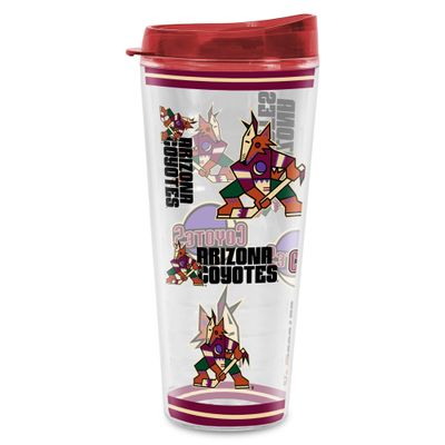 Rico Industries NHL Hockey Arizona Coyotes Mayhem Double Wall 20oz Tritan Tumbler