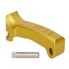 NDZ Performance Grip Safety for Smith & Wesson Shield EZ Equalizer 9mm, Increased Grip, Wavy Texture, Made in The USA - Gold view 1
