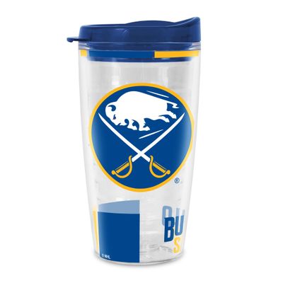 Rico Industries NHL Hockey Buffalo Sabres Classic Double Wall 16oz Tritan Tumbler