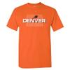 Xtreme Apparrel Denver Football Field Fans Shirt (Orange T-Shirt, 2XL) view 1