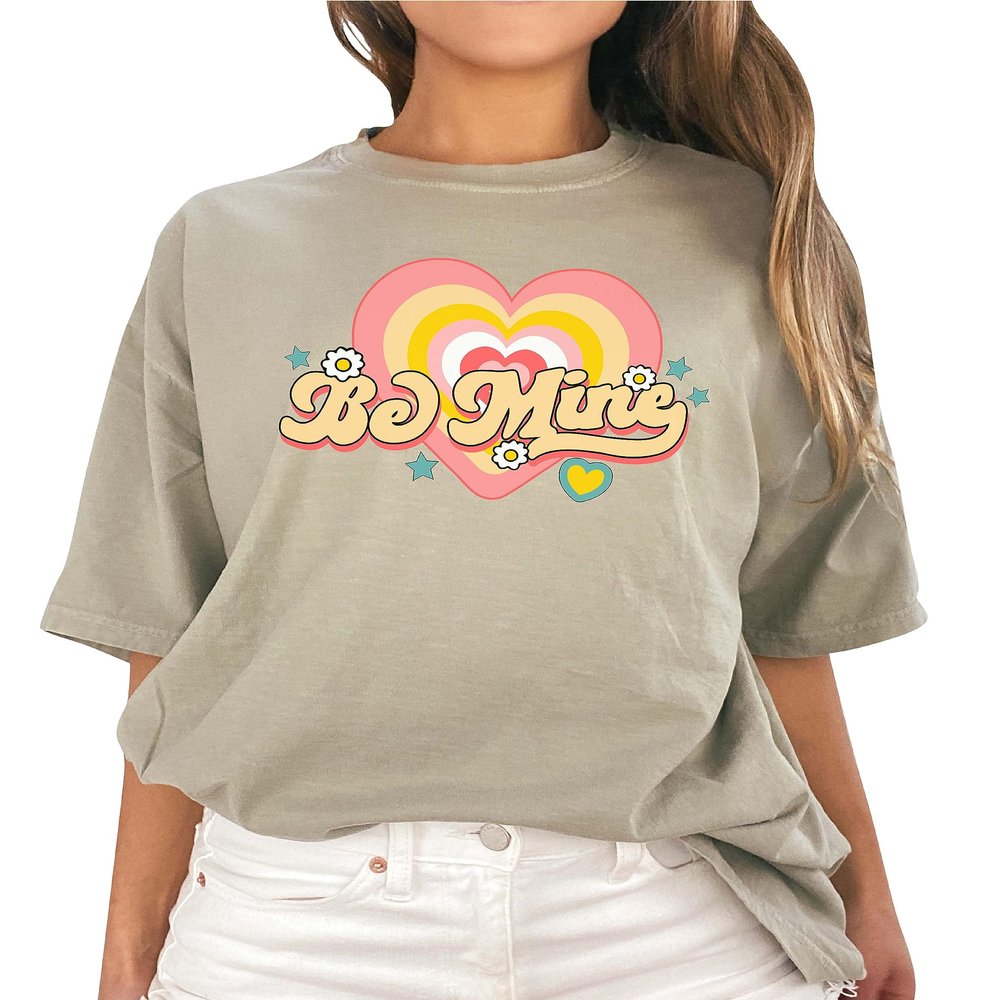 Be Mine Shirt Valentine's Day Shirts Cute Heart T-Shirt Valentine Women Outfits #00260_48