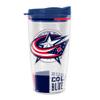 Rico Industries NHL Hockey Columbus Blue Jackets Classic Double Wall 16oz Tritan Tumbler view 1