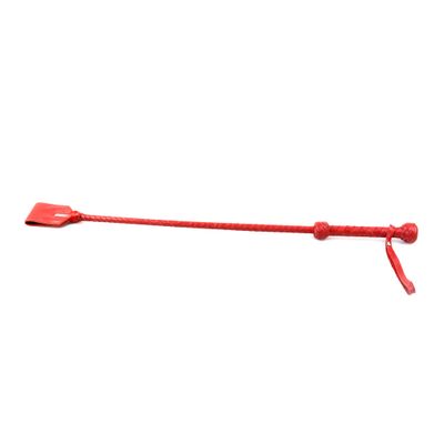 MarquiseDeBliss Genuine Leather Handcrafted Riding Crop - 20" or 29" Riding Accessory - Premium and Gentle Crops for Horses (Red, 29 Inches)