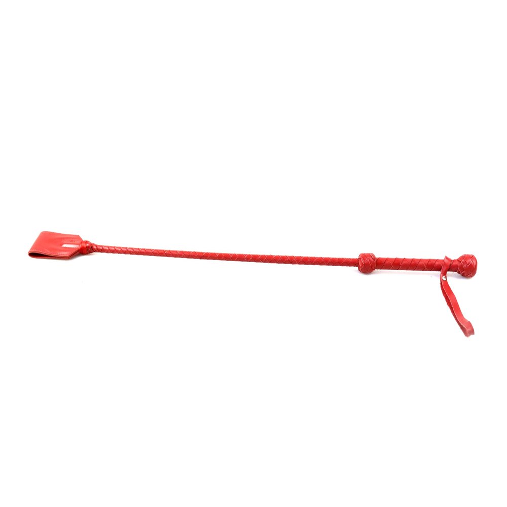 MarquiseDeBliss Genuine Leather Handcrafted Riding Crop - 20" or 29" Riding Accessory - Premium and Gentle Crops for Horses (Red, 29 Inches)