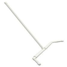Standard Golf Range Ball Pusher | Efficient Cleanup for Practice Areas | Wide Head & Durable PVC Design